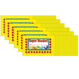 North Star Teacher Resources NST2403-6 Incentive Punch Cards Super, Reader 36 Per Pk (6 PK)