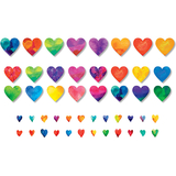 North Star Teacher Resource NST3215 Watercolor Hearts Accents