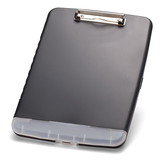 Officemate OIC83303 Slim Clipboard Storage Box Charcoal