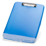Officemate OIC83304 Slim Clipboard Storage Box Blue