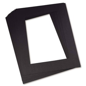 Pacon PAC0072570 Pre-Cut Mat Frames Blck 12 Frames, 12X18