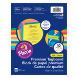 Pacon PAC101164 Premium Tagboard Assrtmnt 8.5X11In