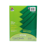 Pacon PAC101170 Array Card Stock Brights Emerald Green