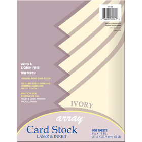 Pacon PAC101186 Array Card Stock Ivory