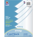 Pacon PAC101188 Array Card Stock White 100 Sheets
