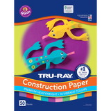 Tru-Ray PAC102941 Construction Paper 10 Vibrant Colrs, 50 Sheets