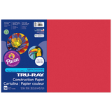 Pacon PAC102994 Tru Ray 12 X 18 Holiday Red 50 Sht Construction Paper