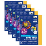 Tru-Ray PAC102997-5 Tru Ray 9X12 Gold, Construction Paper 50Sht Per Pk (5 PK)