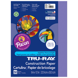 Pacon PAC103009 Tru Ray 9 X 12 Violet 50 Sht Construction Paper