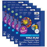 Tru-Ray PAC103017-5 Tru Ray 9X12 Dark Blue, Construction Paper 50Sht Per Pk (5 PK)