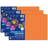 Tru-Ray PAC103405-3 Tru Ray Electric Org 12X18, Fade Resistant Construction Paper (3 PK)