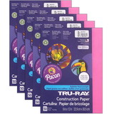 Tru-Ray PAC103434-5 Fade Resstnt Constrct Paper, Dark Pink 9X12 (5 PK)