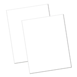 Pacon PAC104225 Railroad Board 100Ct White With Upc Labels