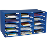 Pacon PAC1308 Mail Box - 15 Mail Slots Blue