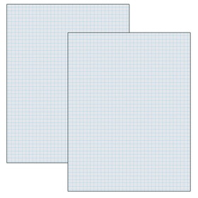 Pacon PAC2411-2 Composition Paper 8.5X11, Ream 1/4In Quadrille (2 Rm)