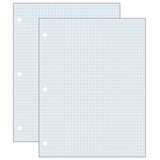 Pacon PAC2414-2 Graphing Paper Wht 2 Sided, 500 Shts (2 PK)