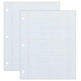 Ecology PAC2417-2 Recycled Filler Paper Wht, 500 Shts 9/32In Ruled (2 PK)