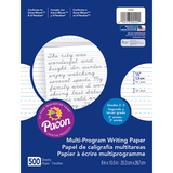 Pacon PAC2422 Writing Paper 500 Sht 8X10.5 1/2 In Rule Short Rule