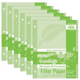 Ecology PAC3202-6 Ecology Recycled Filler, Paper 150Sh 9/32In College Ruled (6 PK)