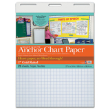 Pacon PAC3372 Heavy Duty Anchor 27X34 1In Grid - Ruled Chart Paper