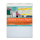 Pacon PAC3373 Heavy Duty Anchor 24X32 1In Grid - Ruled Chart Paper