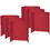 Pacon PAC3770-6 Red Presentation Board 48X36 (6 EA)