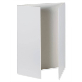Pacon PAC3861 Presentation Disply Booth Wht 12/Ct, 48X36 Presentation Board