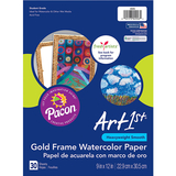 Pacon PAC4926 Art1St Gold Frame Watercolor Paper