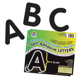 Pacon PAC51620-2 Self Adhesive Letter 4In, Black (2 PK)