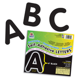 Pacon PAC51620 Self Adhesive Letter 4In Black