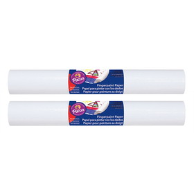 Prang PAC5318-2 Fingerpaint Paper Roll White, 16In X 100Ft (2 RL)
