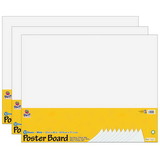 UCreate PAC5420-3 White Poster Board 22X28, 10 Per Pk (3 PK)
