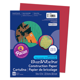 Pacon PAC6103 Sunworks 9X12 Red 50Shts - Construction Paper