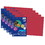 Prang PAC6107-5 Construction Paper Red 12X18, 50 Per Pk (5 PK)