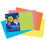 Pacon PAC6597 Tru Ray Hot Asst 12X18 Fade - Resistant Construction Paper