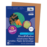 Pacon PAC6703 Construction Paper Brown 9X12