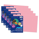 Prang PAC7007-5 Construction Paper Pink, 50 Per Pk 12X18 (5 PK)