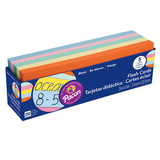 Pacon PAC74150 Flash Cards Asst Clr 3X9