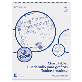 Pacon PAC74710 Chart Tablet 24X32 1-1/2 In Ruled 25 Sht