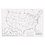 Pacon PAC78760 Giant Us Map 48In X 72In, Price/EA