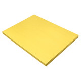 SunWorks PAC8418 Construction Paper Yellow 18X24, 100 Sheets