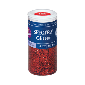 Pacon PAC91640 Glitter 4Oz Red