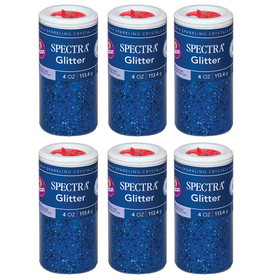 Spectra PAC91650-6 Glitter 4Oz Blue (6 EA)