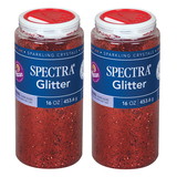 Spectra PAC91740-2 Glitter 1Lb Red (2 EA)