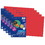 Prang PAC9907-5 Construction Paper Holiday, Red 50 Per Pk 12X18 (5 PK)