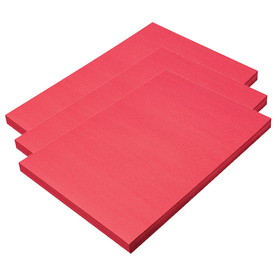 Prang PAC9908-3 Construction Paper Holiday, Red 100 Per Pk 12X18 (3 PK)