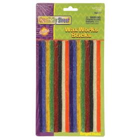 Creativity Street PACAC4170 Wax Workssticks Assorted Brght Hues, 8In 48 Pieces