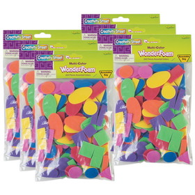 Creativity Street PACAC4312-6 Shapes Assortment Assorted, Sizes 264 Pieces (6 PK)