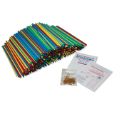 Pacon PACAC9230 4Mm Colored Artstraws 1800 Count