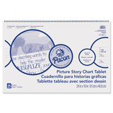 Pacon PACMMK07426 Chart Tablet 24X16 1.5In Ruled - Picure Story